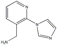 2-(1H-IMIDAZOL-1-YL)PYRIDIN-3-YL]METHYLAMINE Struktur