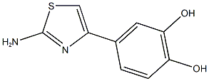 4-(2-AMINO-1,3-THIAZOL-4-YL)BENZENE-1,2-DIOL Structure