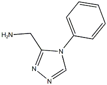 (4-phenyl-4H-1,2,4-triazol-3-yl)methylamine Struktur