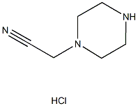 piperazin-1-ylacetonitrile hydrochloride Struktur