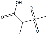 2-(methylsulfonyl)propanoic acid Struktur