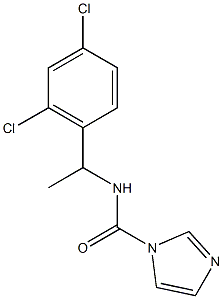 N-[1-(2,4-dichlorophenyl)ethyl]-1H-imidazole-1-carboxamide Struktur