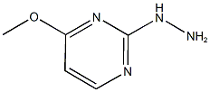 2-hydrazino-4-methoxypyrimidine Struktur