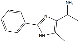 1-(5-methyl-2-phenyl-1H-imidazol-4-yl)ethanamine Struktur