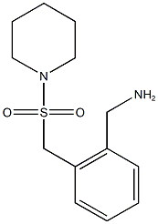 {2-[(piperidine-1-sulfonyl)methyl]phenyl}methanamine Struktur