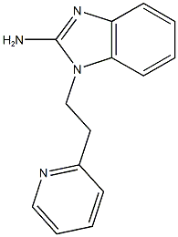 1-[2-(pyridin-2-yl)ethyl]-1H-1,3-benzodiazol-2-amine Struktur