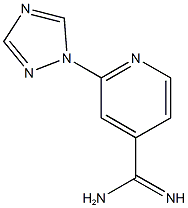 2-(1H-1,2,4-triazol-1-yl)pyridine-4-carboximidamide Struktur