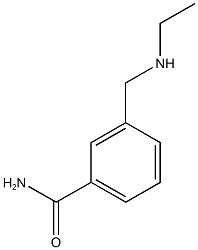 3-[(ethylamino)methyl]benzamide Struktur