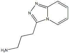 3-[1,2,4]triazolo[4,3-a]pyridin-3-ylpropan-1-amine Struktur