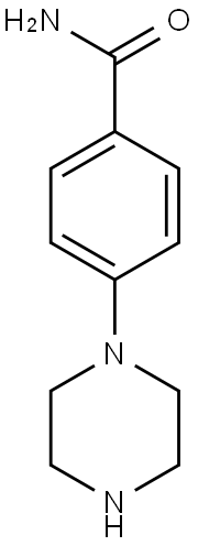 4-(piperazin-1-yl)benzamide Struktur