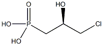 (2R)-3-CHLORO-2-HYDROXYPROPYLPHOSPHONIC ACID Struktur