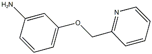 3-(pyridin-2-ylmethoxy)aniline Struktur