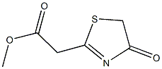 methyl (4-oxo-4,5-dihydro-1,3-thiazol-2-yl)acetate Struktur