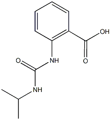 2-[(propan-2-ylcarbamoyl)amino]benzoic acid Struktur