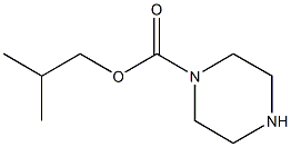 2-methylpropyl piperazine-1-carboxylate Struktur