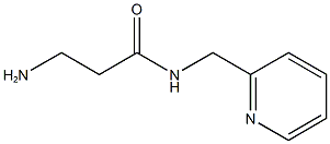 3-amino-N-(pyridin-2-ylmethyl)propanamide Struktur