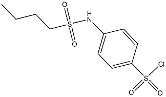 4-(butane-1-sulfonamido)benzene-1-sulfonyl chloride Struktur