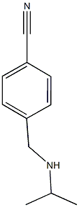 4-[(propan-2-ylamino)methyl]benzonitrile Struktur