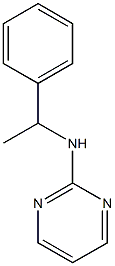 N-(1-phenylethyl)pyrimidin-2-amine Struktur