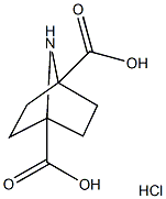 7-AZABICYCLO[2.2.1]HEPTANE-1,4-DICARBOXYLIC ACID HYDROCHLORIDE Struktur