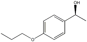 (1S)-1-(4-PROPOXYPHENYL)ETHANOL Struktur