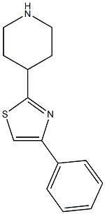 4-(4-PHENYL-1,3-THIAZOL-2-YL)PIPERIDINE Struktur