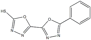 5'-phenyl-2,2'-bi-1,3,4-oxadiazole-5-thiol Struktur