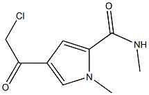 4-(chloroacetyl)-N,1-dimethyl-1H-pyrrole-2-carboxamide Struktur