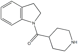 1-(piperidin-4-ylcarbonyl)-2,3-dihydro-1H-indole Struktur