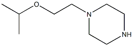 1-[2-(propan-2-yloxy)ethyl]piperazine Struktur