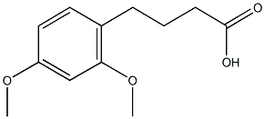 4-(2,4-dimethoxyphenyl)butanoic acid Struktur