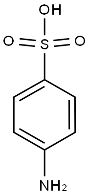 4-aminobenzene-1-sulfonic acid Struktur