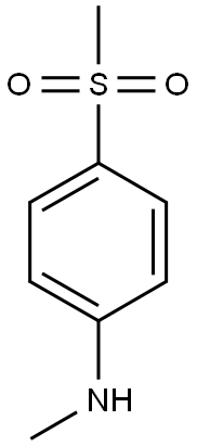 4-methanesulfonyl-N-methylaniline Struktur