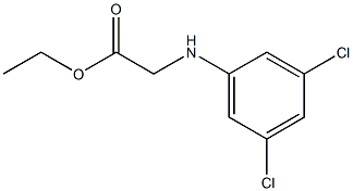 ethyl 2-[(3,5-dichlorophenyl)amino]acetate Struktur