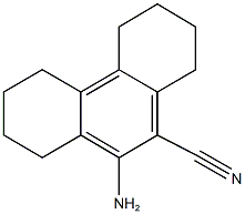 10-amino-1,2,3,4,5,6,7,8-octahydrophenanthrene-9-carbonitrile Struktur