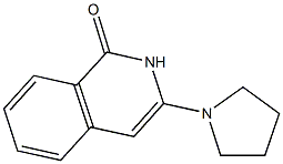 3-PYRROLIDIN-1-YLISOQUINOLIN-1(2H)-ONE Struktur