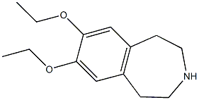 7,8-diethoxy-2,3,4,5-tetrahydro-1H-3-benzazepine Struktur