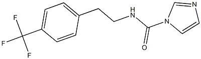 N-{2-[4-(trifluoromethyl)phenyl]ethyl}-1H-imidazole-1-carboxamide Struktur