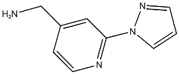 [2-(1H-pyrazol-1-yl)pyridin-4-yl]methylamine Struktur