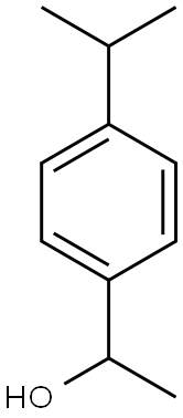 1-[4-(propan-2-yl)phenyl]ethan-1-ol Struktur