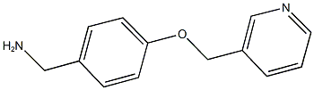 1-[4-(pyridin-3-ylmethoxy)phenyl]methanamine Struktur