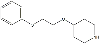 4-(2-phenoxyethoxy)piperidine Struktur