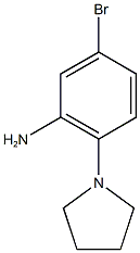 5-bromo-2-pyrrolidin-1-ylaniline Struktur