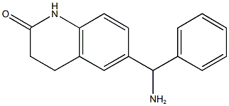 6-[amino(phenyl)methyl]-1,2,3,4-tetrahydroquinolin-2-one Struktur