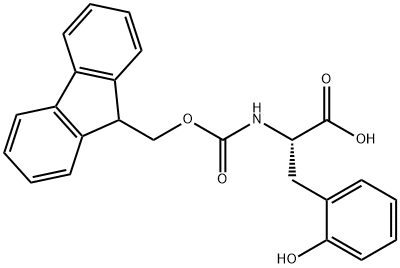 Fmoc-D-Phe(2-OH)-OH Struktur