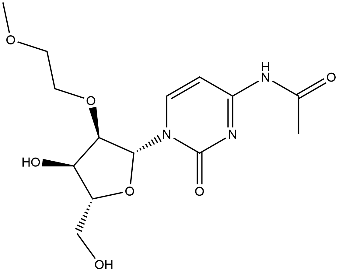 2'-O-MOE-rC(Ac) Struktur