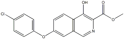 Roxadustat impurity ZZ5 Struktur