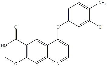 4-(4-amino-3-chlorophenoxy)-7-methoxyquinoline-6-carboxylic acid