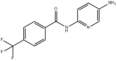 N-(5-Amino-2-pyridinyl)-4-trifluoromethylbenzamide Struktur