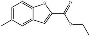 5-Methyl-benzo[b]thiophene-2-carboxylic acid ethyl ester Struktur